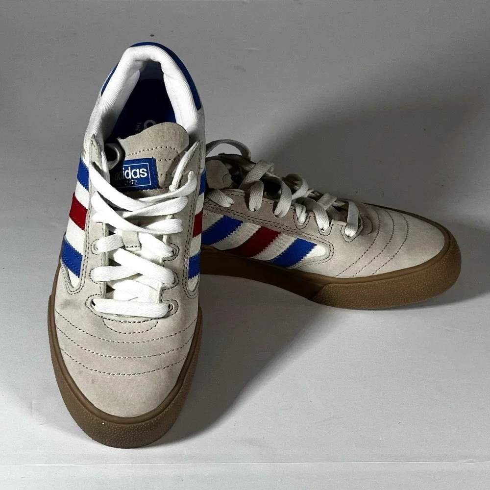 Adidas Busenitz Vulc II Vulcanized Skate Shoe Bliss Blue Bird Gum Size 4 H04886